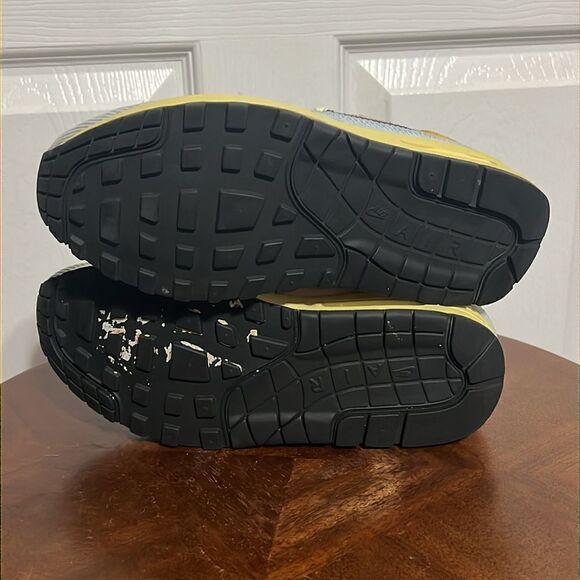 🔥🔥 NIKE Air Max 1 'Spring Mix' Size 8 Teal Tint / Lemon Wash Running Sneakers - Picture 13 of 16